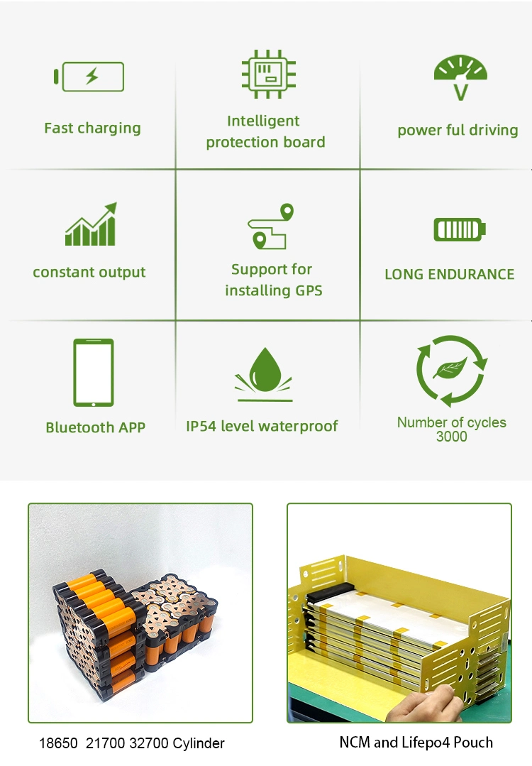 Battery Charger Rechargeable 96V 60V 72V 10ah 15ah 20ah 25ah 30ah 40ah 50ah 60ah LiFePO4 Battery for Electric Vehicle /Lihium Ion Battery