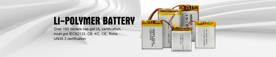 Lipo Battery 755070 Rechargeable Lco 3.7V 3000mAh Lithium Polymer Battery