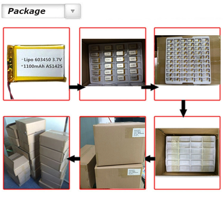 Factory Price 3.7V 853450 1500mAh Lithium Polymer Battery Lipo Battery with UL, CB, CE, Kc, Un38.3