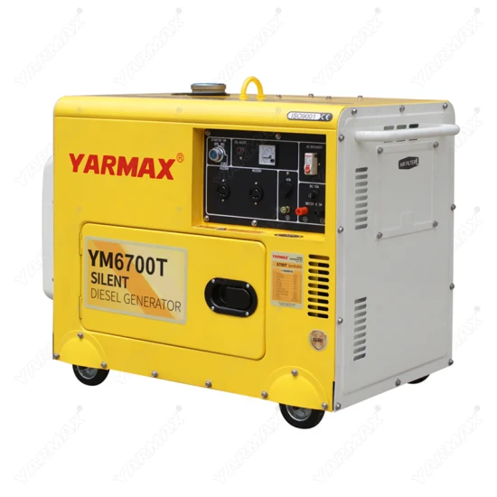 Générateur diesel de type silencieux Yarmax série Tn Ym8700tn alimenté par Ym192fe