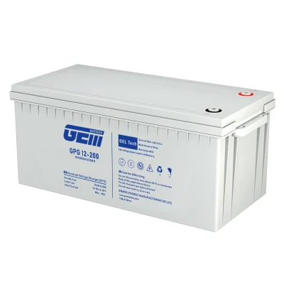 12V200ah Batterie à électrolyte PVC-Gel Sio2 de qualité supérieure pour réserve d'énergie renouvelable